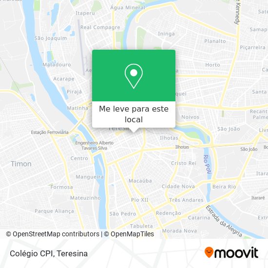 Colégio CPI mapa