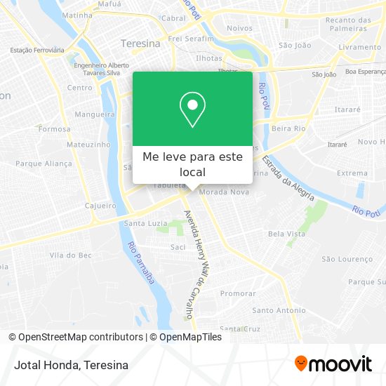 Jotal Honda mapa