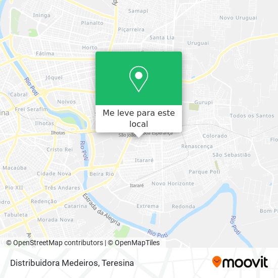 Distribuidora Medeiros mapa