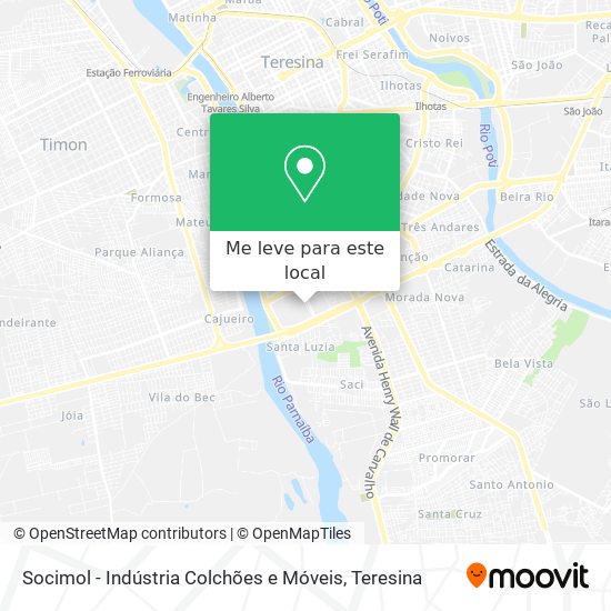 Socimol - Indústria Colchões e Móveis mapa