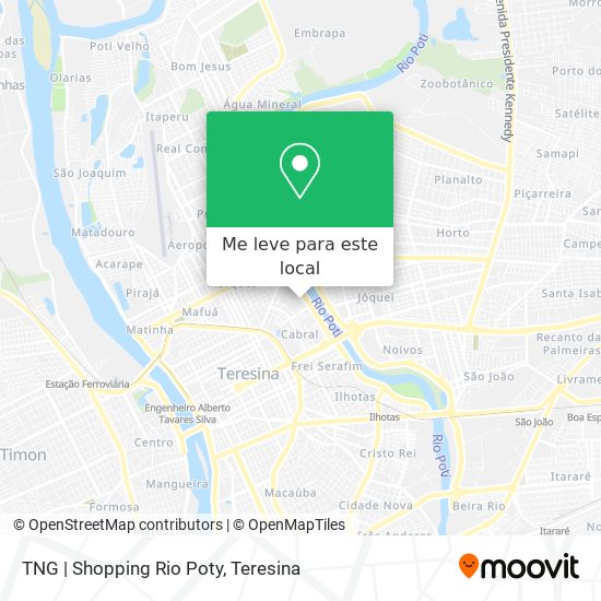 TNG | Shopping Rio Poty mapa