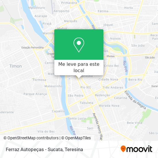 Ferraz Autopeças - Sucata mapa