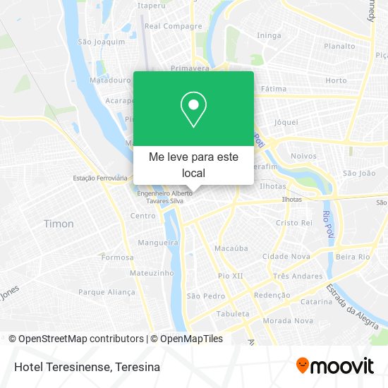 Hotel Teresinense mapa