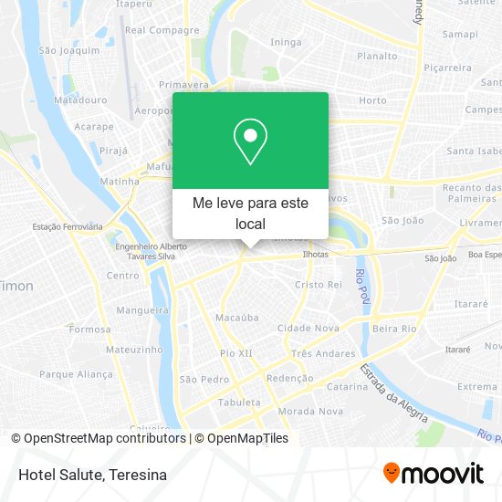 Hotel Salute mapa