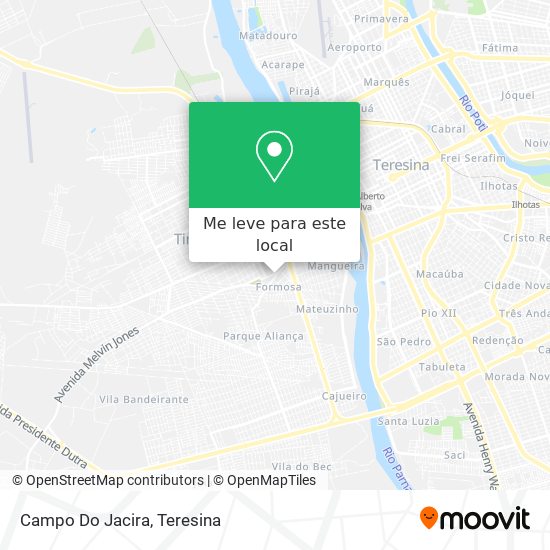 Campo Do Jacira mapa