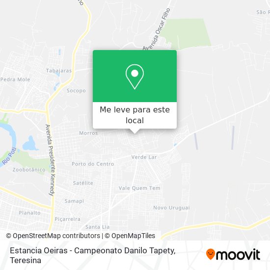 Estancia Oeiras - Campeonato Danilo Tapety mapa