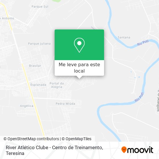 River Atlético Clube - Centro de Treinamento mapa