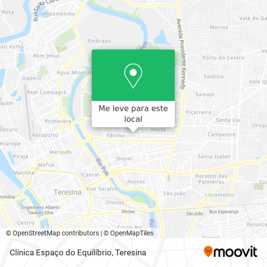 Clínica Espaço do Equilíbrio mapa