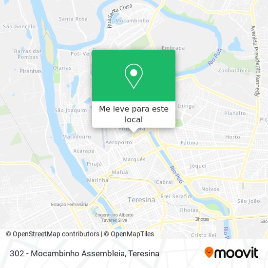 302 - Mocambinho Assembleia mapa