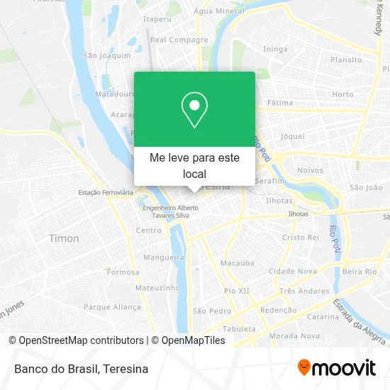 Banco do Brasil mapa