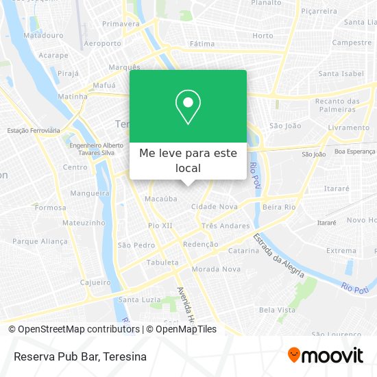 Reserva Pub Bar mapa