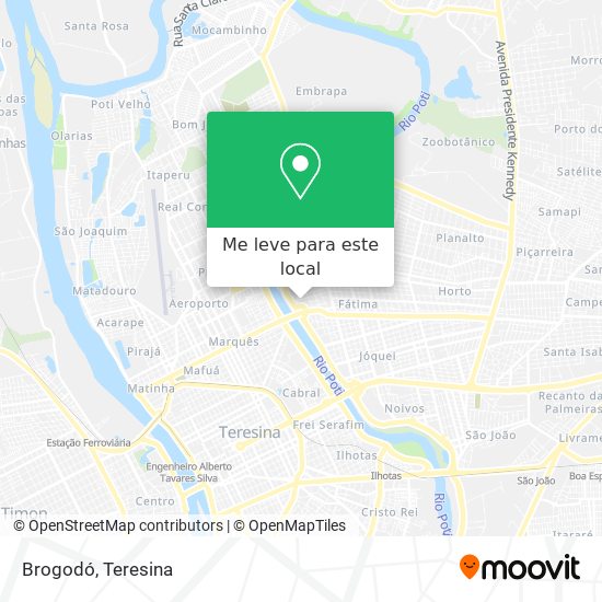 Brogodó mapa
