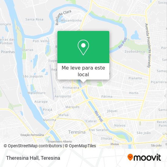 Theresina Hall mapa