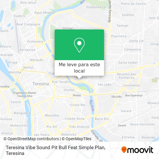 Teresina Vibe Sound Pit Bull Feat Simple Plan mapa