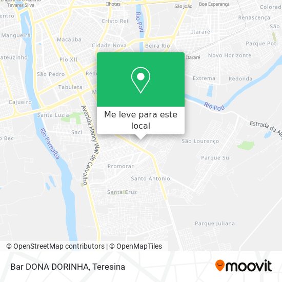 Bar DONA DORINHA mapa