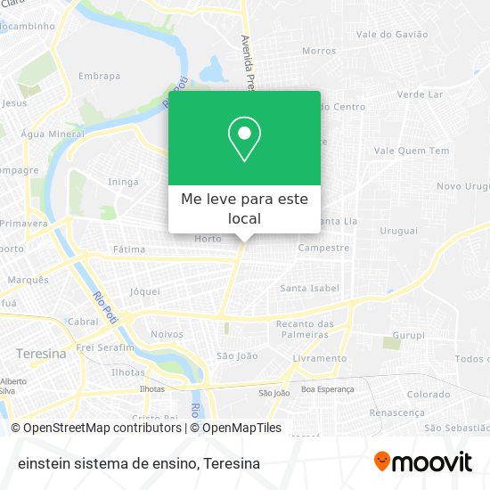 einstein sistema de ensino mapa