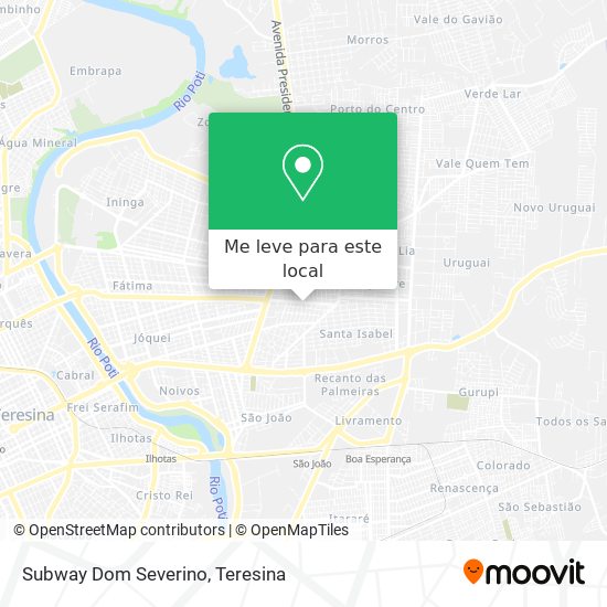 Subway Dom Severino mapa