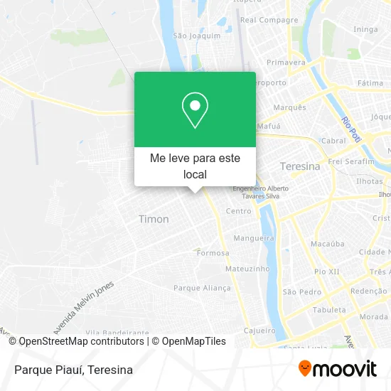 Parque Piauí mapa