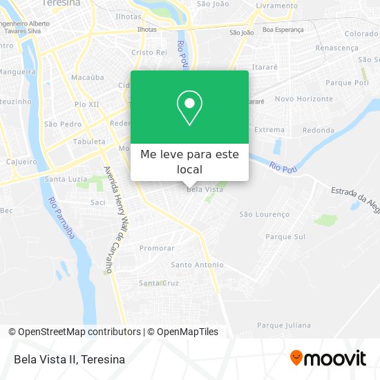 Bela Vista II mapa