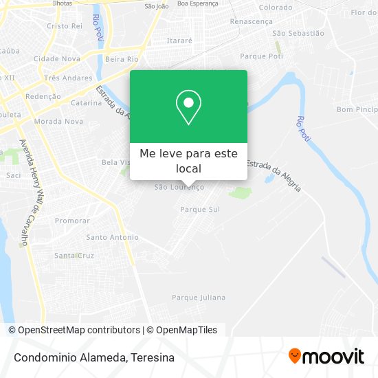 Condominio Alameda mapa