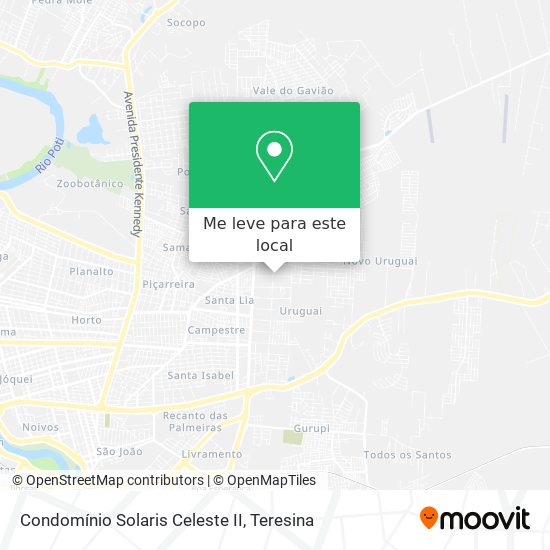 Condomínio Solaris Celeste II mapa