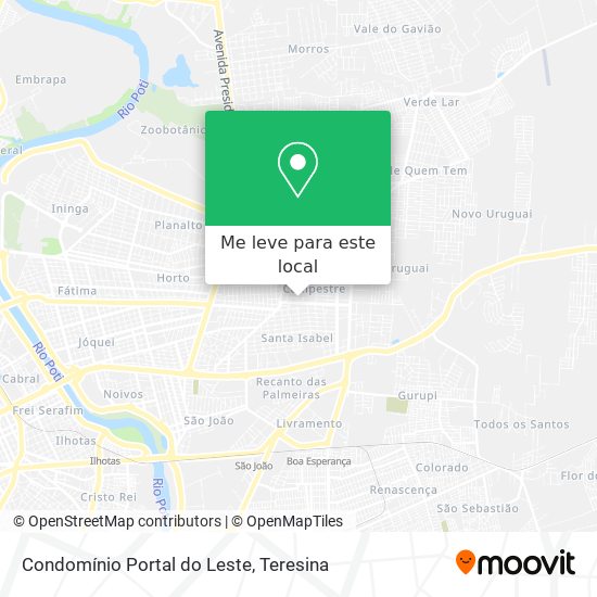 Condomínio Portal do Leste mapa