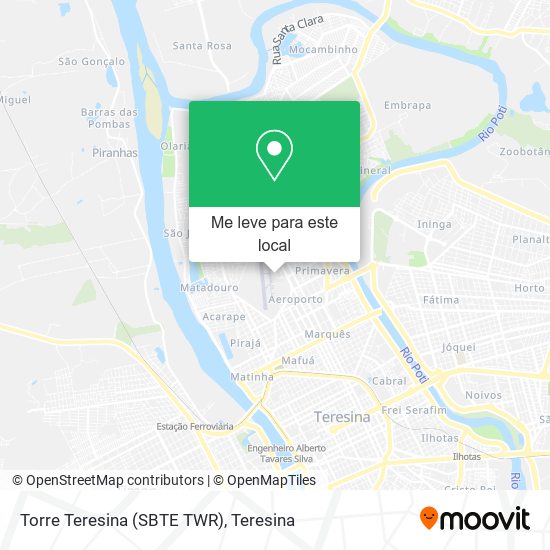 Torre Teresina (SBTE TWR) mapa