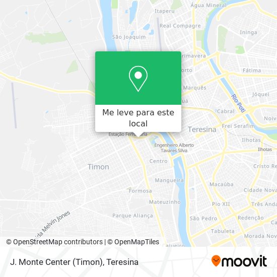 J. Monte Center (Timon) mapa