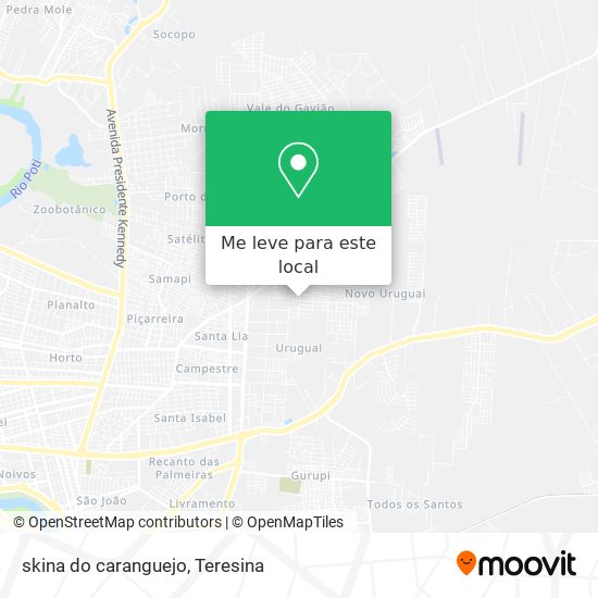 skina do caranguejo mapa