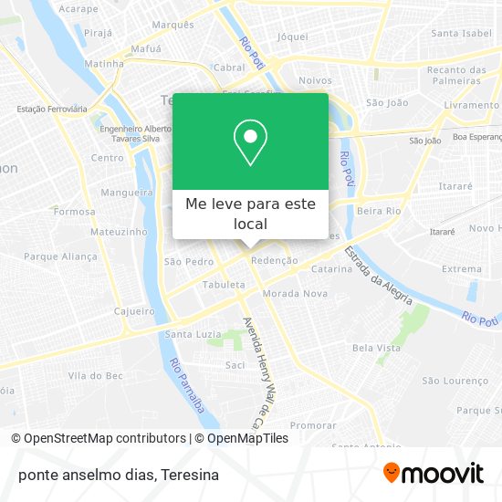ponte anselmo dias mapa