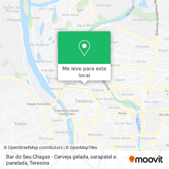 Bar do Seu Chagas - Cerveja gelada, sarapatel e panelada mapa