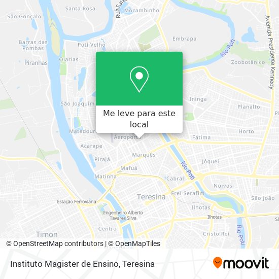 Instituto Magister de Ensino mapa