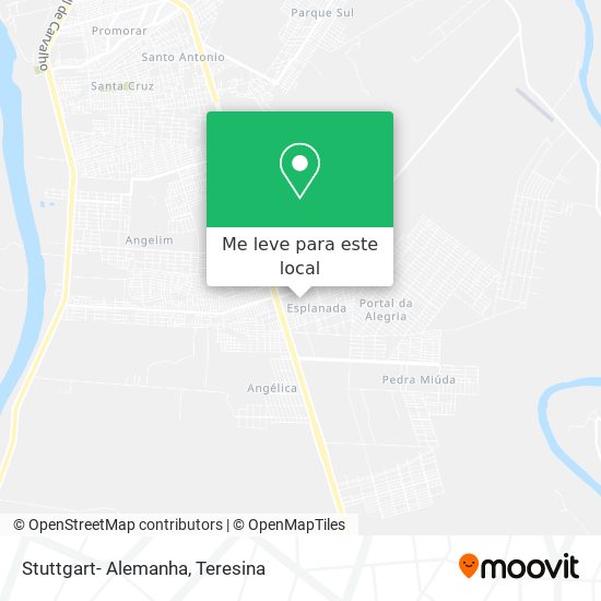 Stuttgart- Alemanha mapa