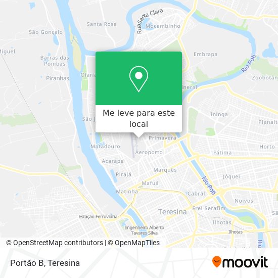 Portão B mapa