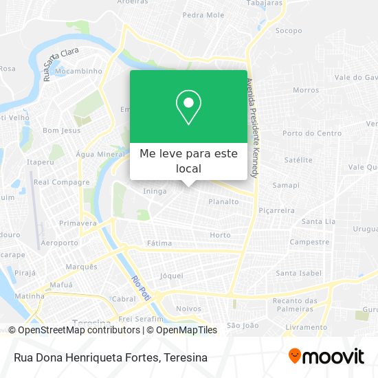Rua Dona Henriqueta Fortes mapa