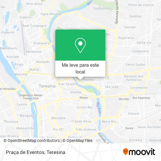 Praça de Eventos mapa