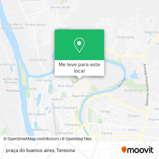 praça do buenos aires mapa