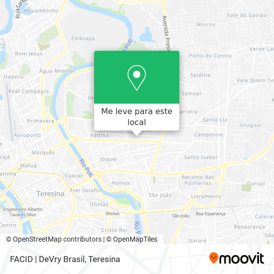 FACID | DeVry Brasil mapa