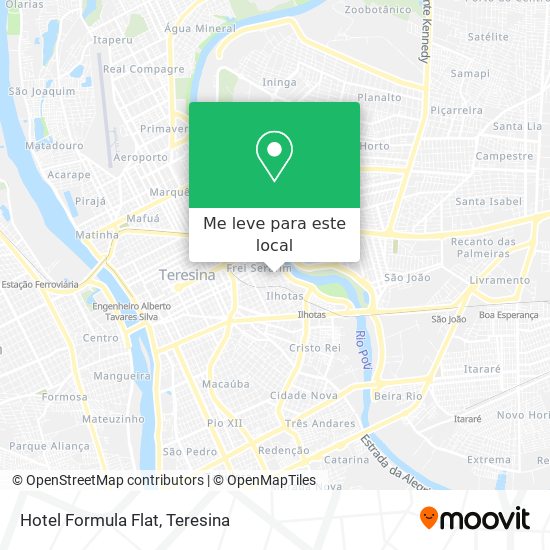 Hotel Formula Flat mapa