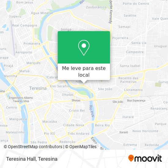 Teresina Hall mapa