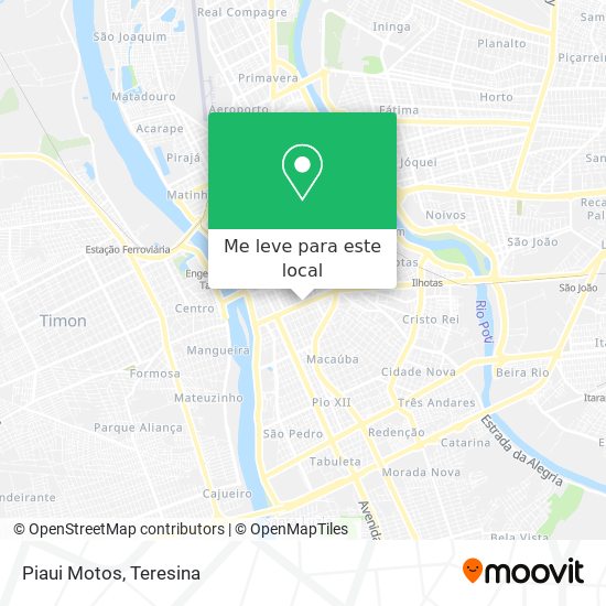 Piaui Motos mapa