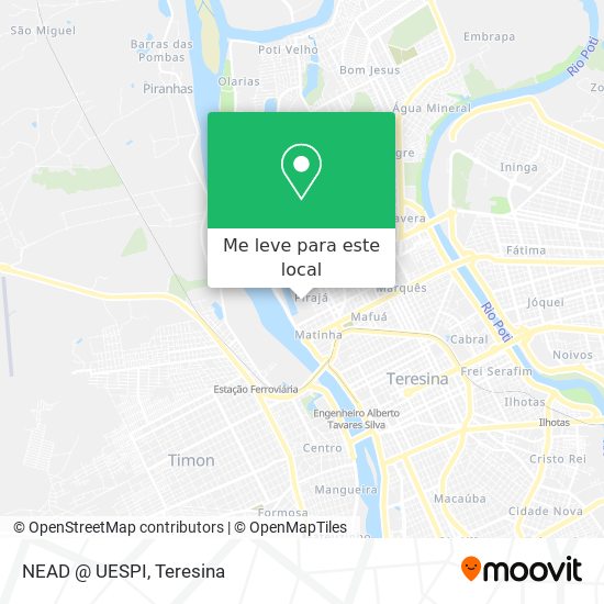 NEAD @ UESPI mapa