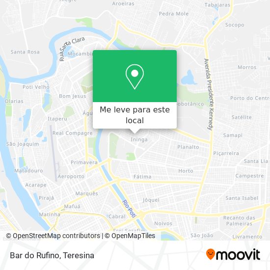 Bar do Rufino mapa