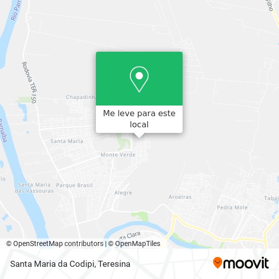 Santa Maria da Codipi mapa