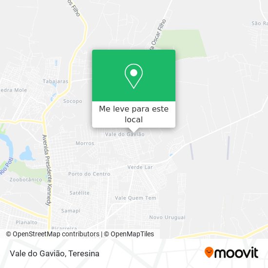 Vale do Gavião mapa