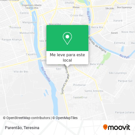 Parentão mapa