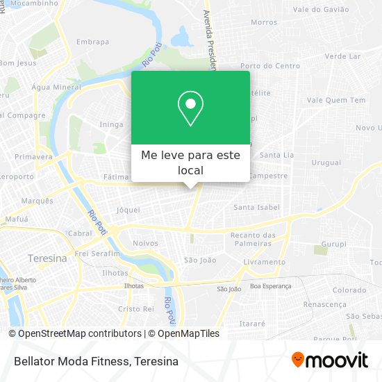 Bellator Moda Fitness mapa
