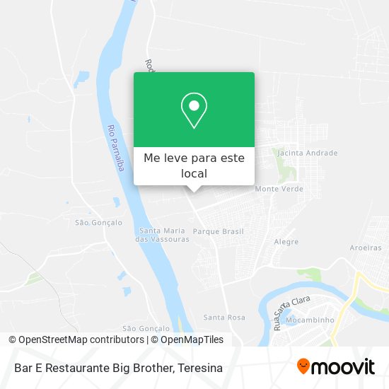 Bar E Restaurante Big Brother mapa