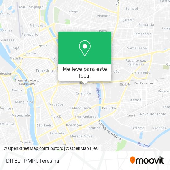 DITEL - PMPI mapa