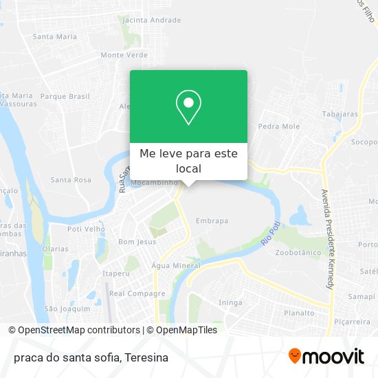 praca do santa sofia mapa